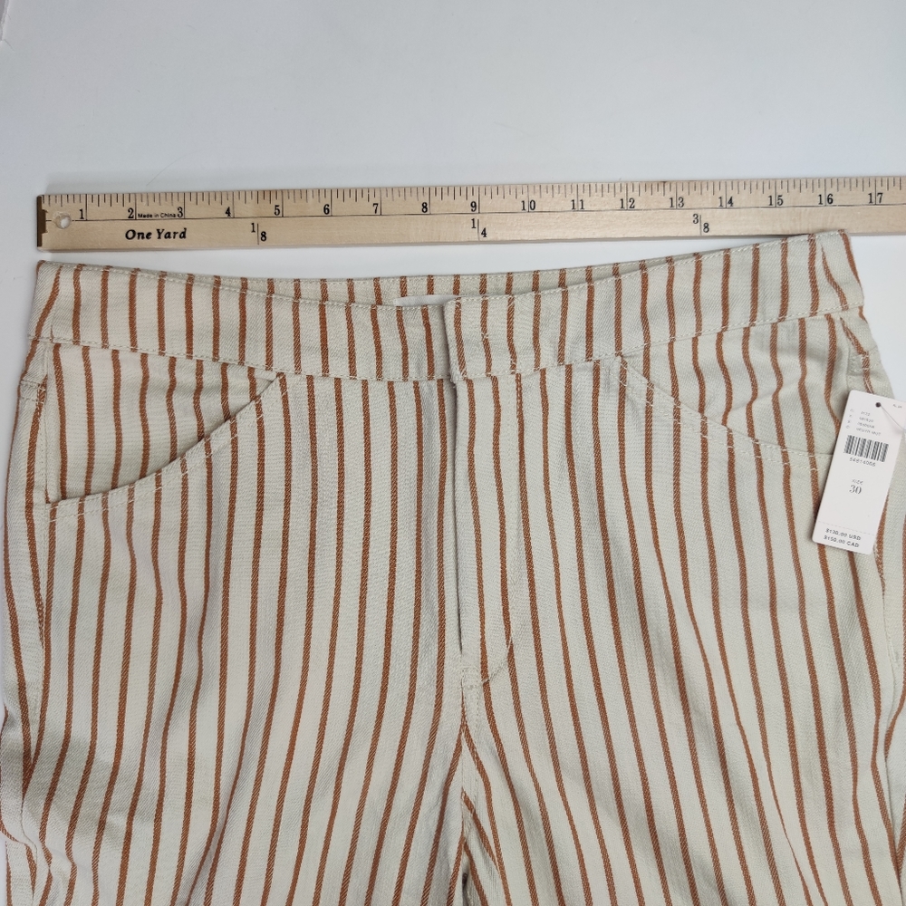 Anthropologie Striped Flare Pants Size 30 NWT - Picture 9 of 12